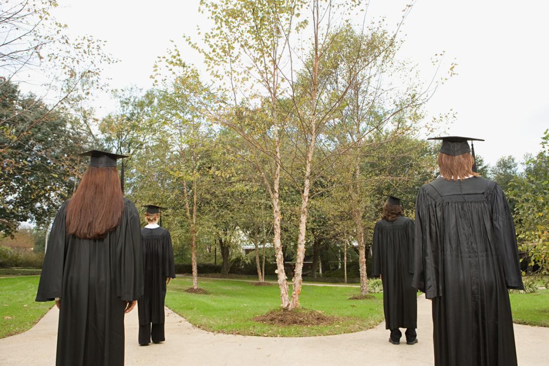 Graduates Walking